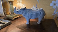 Vintage Ceramic Rhino Figurine