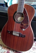 Fender 'Hellcat' 12 string Electro Acoustic All Mahogany Tim Armstrong Signature