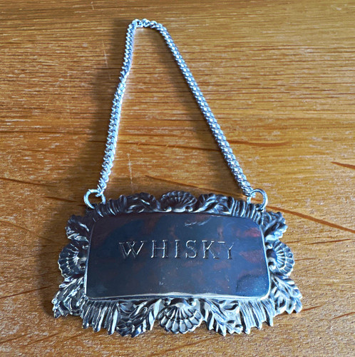 Silver plate whisky - silver,