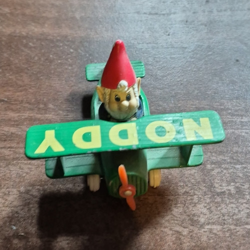 Noddy vintage green - noddy, biplane