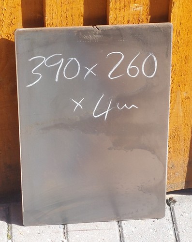 Mild steel plates 390mm - steel, plates,