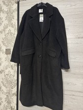 Oversized Primark Ladies Coat – Black (Size XL / UK 18–20)