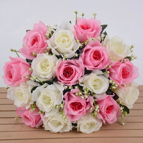 Heads silk rose artificial - silk,
