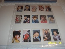 36 Lyons Maid cards --Pop Stars 1970