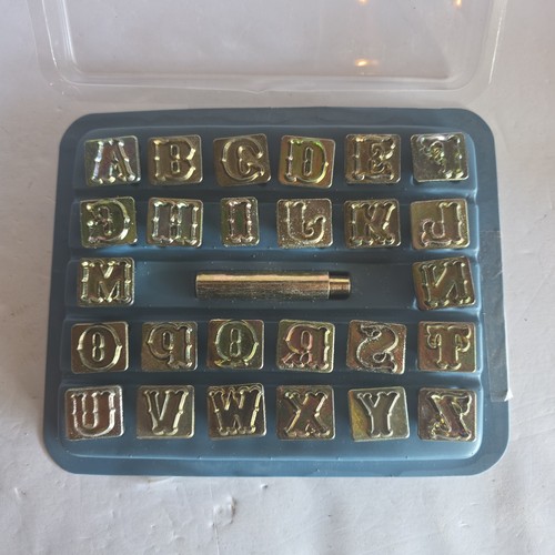 Vintage leather tooling - leather, 1”