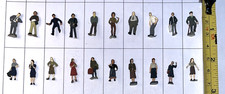 Job lot  - 20 HO Gauge Painted Model Railway Figures Good Condition a