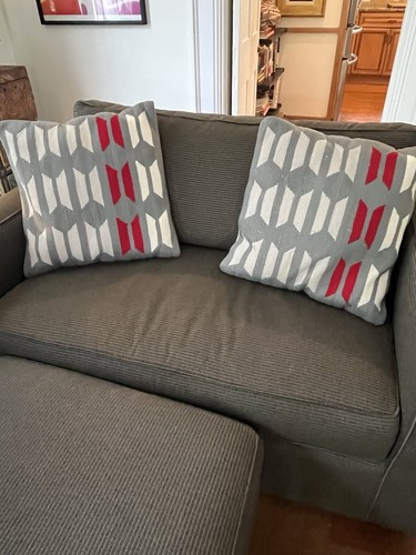 West elm pillows - elm, 28x21”