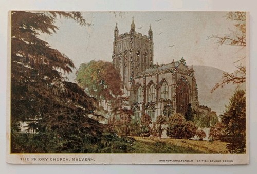 Antique postcard the priory - postcard,