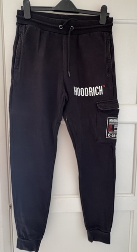 Men black hoodrich joggers - black,