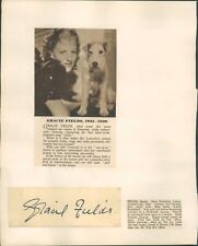 Autograph Rochdale Actress