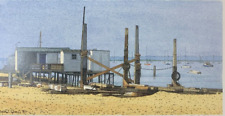 David Green Suffolk Artist Limited Edition Felixstowe Ferry Slipway Suffolk