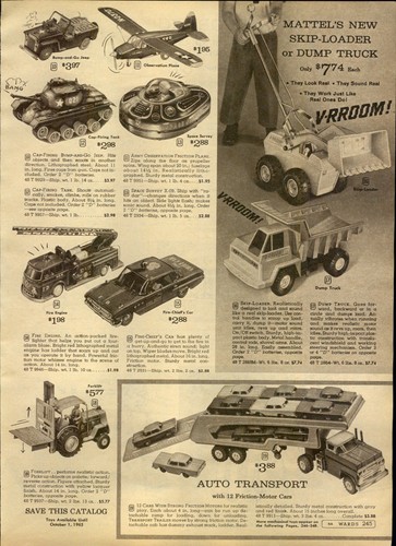 1964 paper mattel skip - paper, mattel's