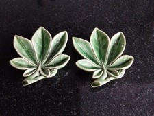 Wade Pottery, Pair Of  Green