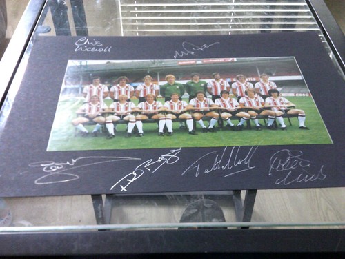 Southampton signed team - signed,