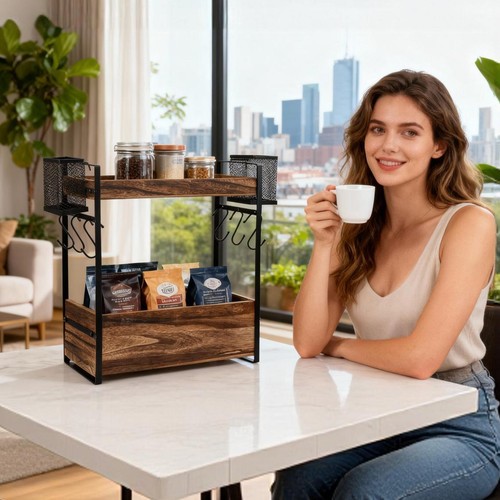 Tier coffee station rack - 3-tier,
