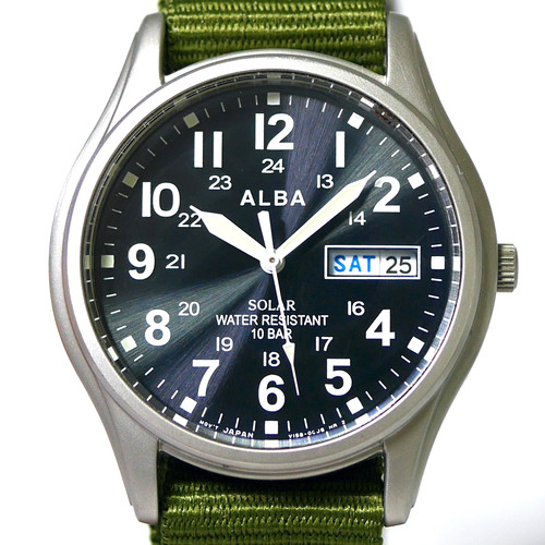 Seiko alba v158 - alba, military