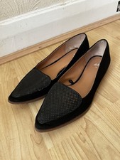 H&M Black Faux Leather Shoes