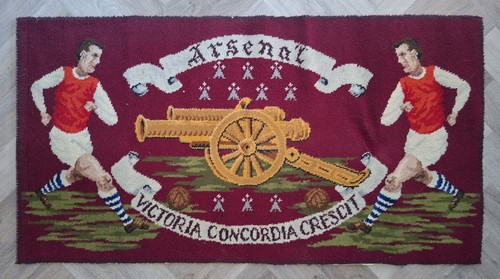 Arsenal axminster rug 1968 - rug,
