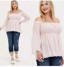 Torrid NWT Blush Pink Swiss
