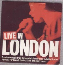 LIVE IN LONDON - PROMO CD (2004) FRANZ FERDINAND; FEEDER; FIERY FURNACES; LAMB