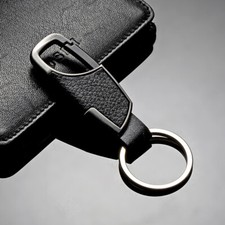 1x Men Leather Key Chain Ring