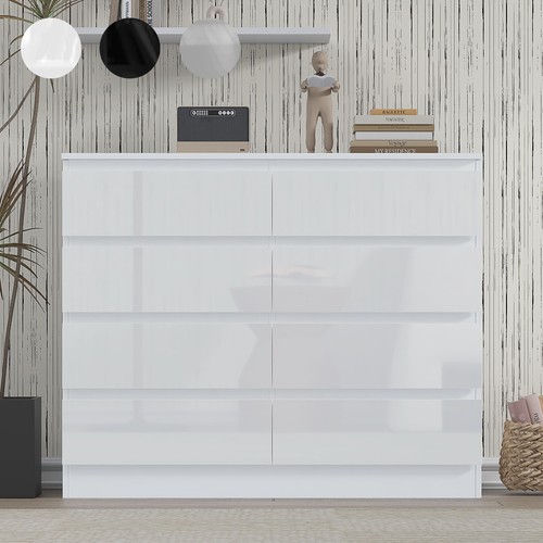 High gloss chest drawers - of,