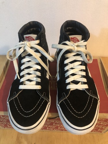 Vans sk8 canvas trainers - vans, sk8-hi