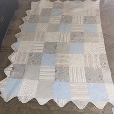 Large American Quilt Company Vintage Cotton Quilt 6x8ft