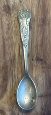 Vintage Nickel Silver Mustard/Salt Spoon
