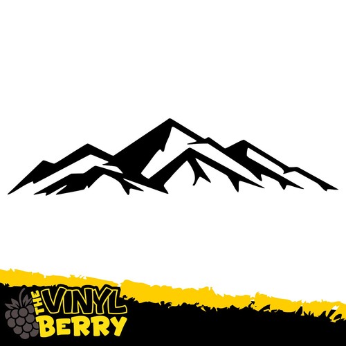 Large mountain range vinyl - range,