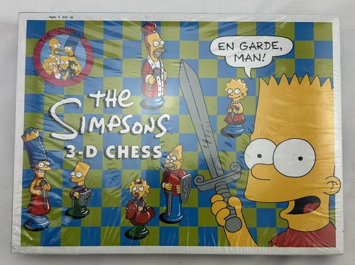 1991 simpsons chess set - set, by