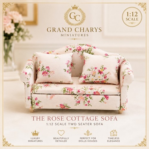 Scale floral two seater - scale,