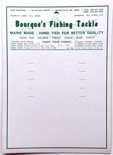 1960s bourques fishing tackle - bourques,
