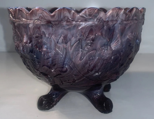 Victorian slag glass - slag,