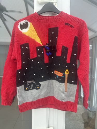Vintage batman boys jumper - vintage,