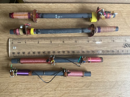 Various ferrite rod aerials - 4x,