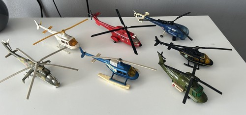 Vintage die cast helicopter - vintage,