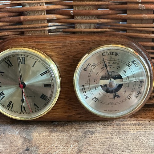 Vintage clock and barometer 7 - vintage,