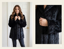 REAL BEAVER woman COAT REAL
