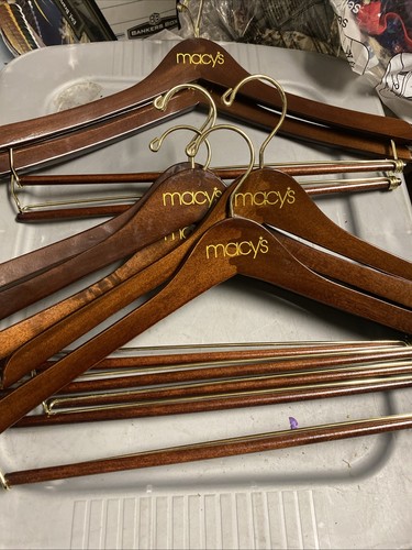 Macys wooden hangers pant - hangers,