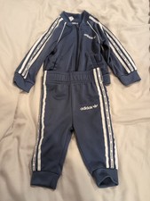 adidas Blue Baby Boy Tracksuit