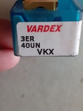 Vardex 3ER  40UN  VKX TIPS 6 new screw cutting tips 4x40  model engineers ME thr