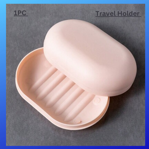 Travel holder with lid soap - travel,