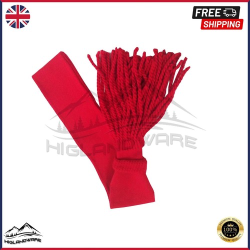 Sergeant red wool sash - sergeant's,