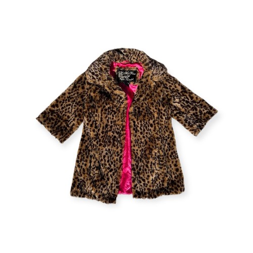 Leopard print faux - faux, fur