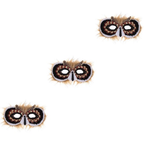 3pcs kids owl masks - 3pcs,