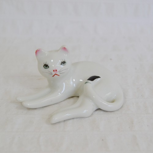 Vintage ceramic cat - vintage,