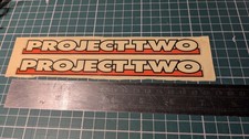 original factory Kona Project Two fork decal set X2 sticker vinyl stickers rare