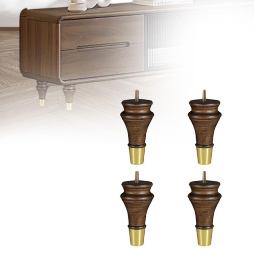 Wooden furniture legs - 4x,