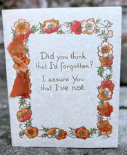 Vintage NEW YEAR 1940's Floral